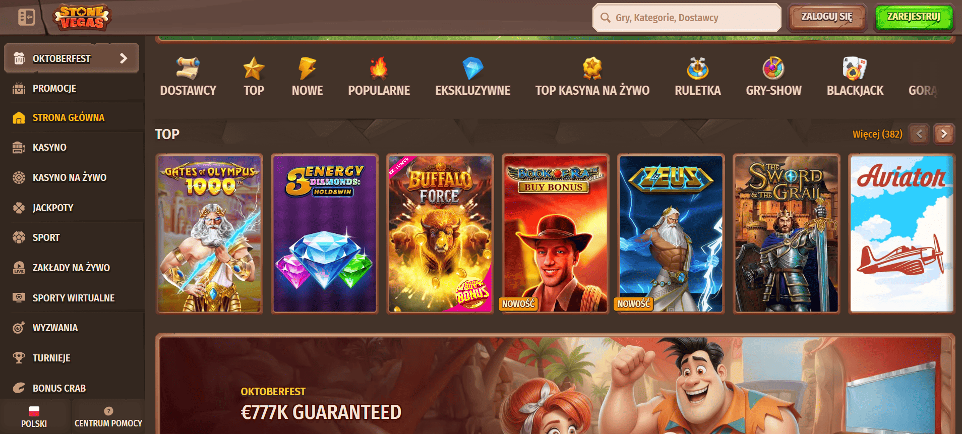 StoneVegas Kasyno Online 2025